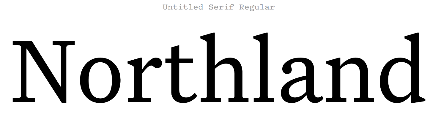 Untitled Serif